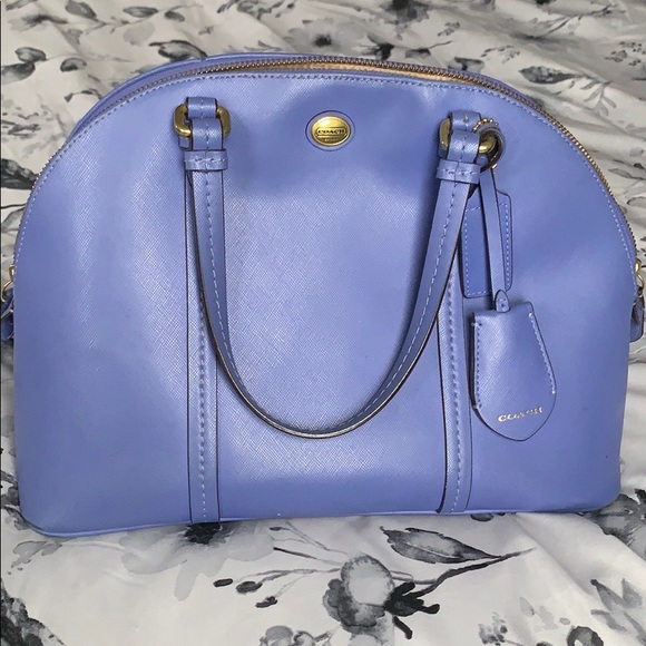 periwinkle coach purse